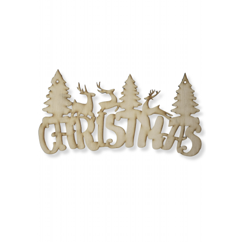 Висящ надпис " Christmas" 1 