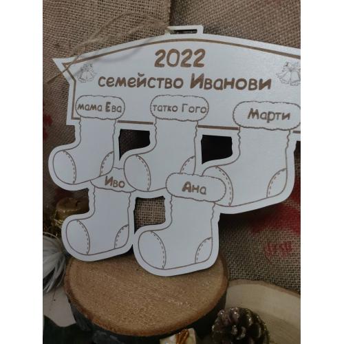 Коледна семейна декорация 