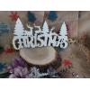 Висящ надпис " Christmas"