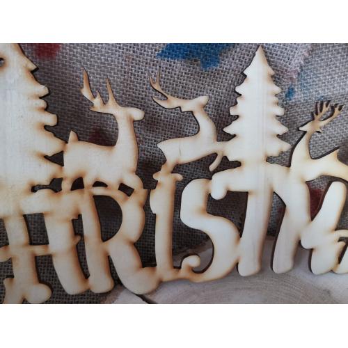 Висящ надпис " Christmas" 1 