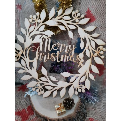 Коледен венец "Merry Christmas"