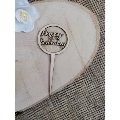 Топер "Happy birthday"