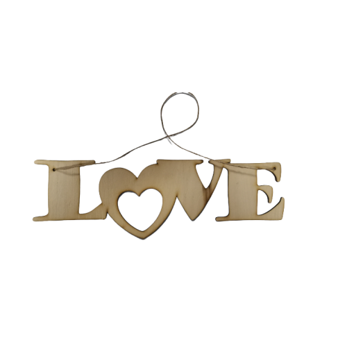 Висящ надпис LOVE