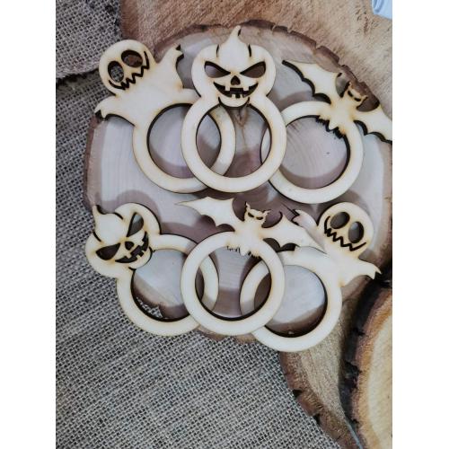 Halloween рингове за салфетки 