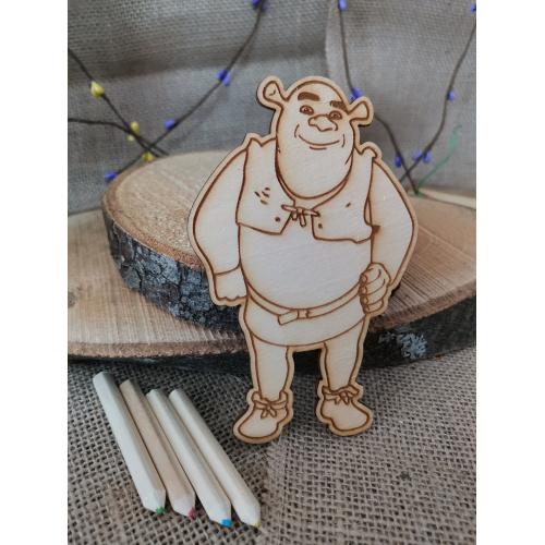 Фигура за оцветяване/ Шрек 
